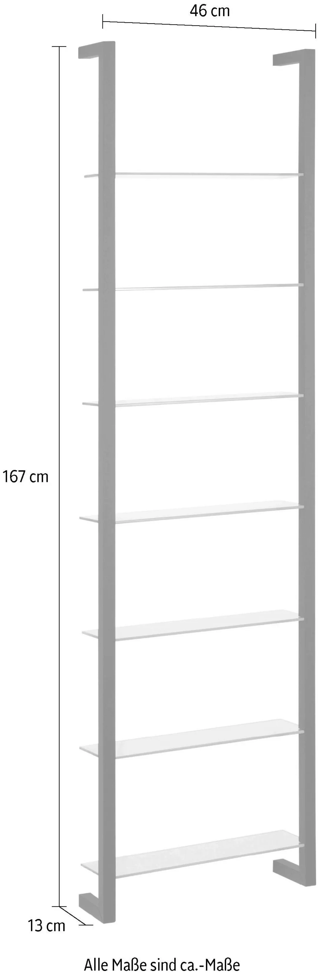 Spinder Design Wandregal "CUBIC", Metall, Tiefe 13 cm günstig online kaufen