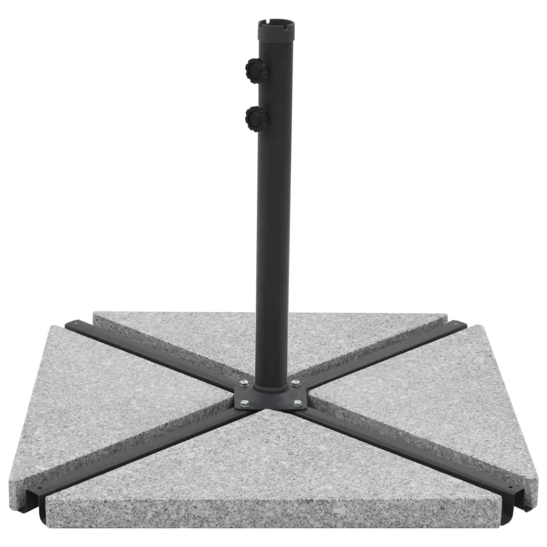 Sonnenschirm-gewichtsplatten 4 Stk. Dreieckig Garu Granit 60 Kg günstig online kaufen