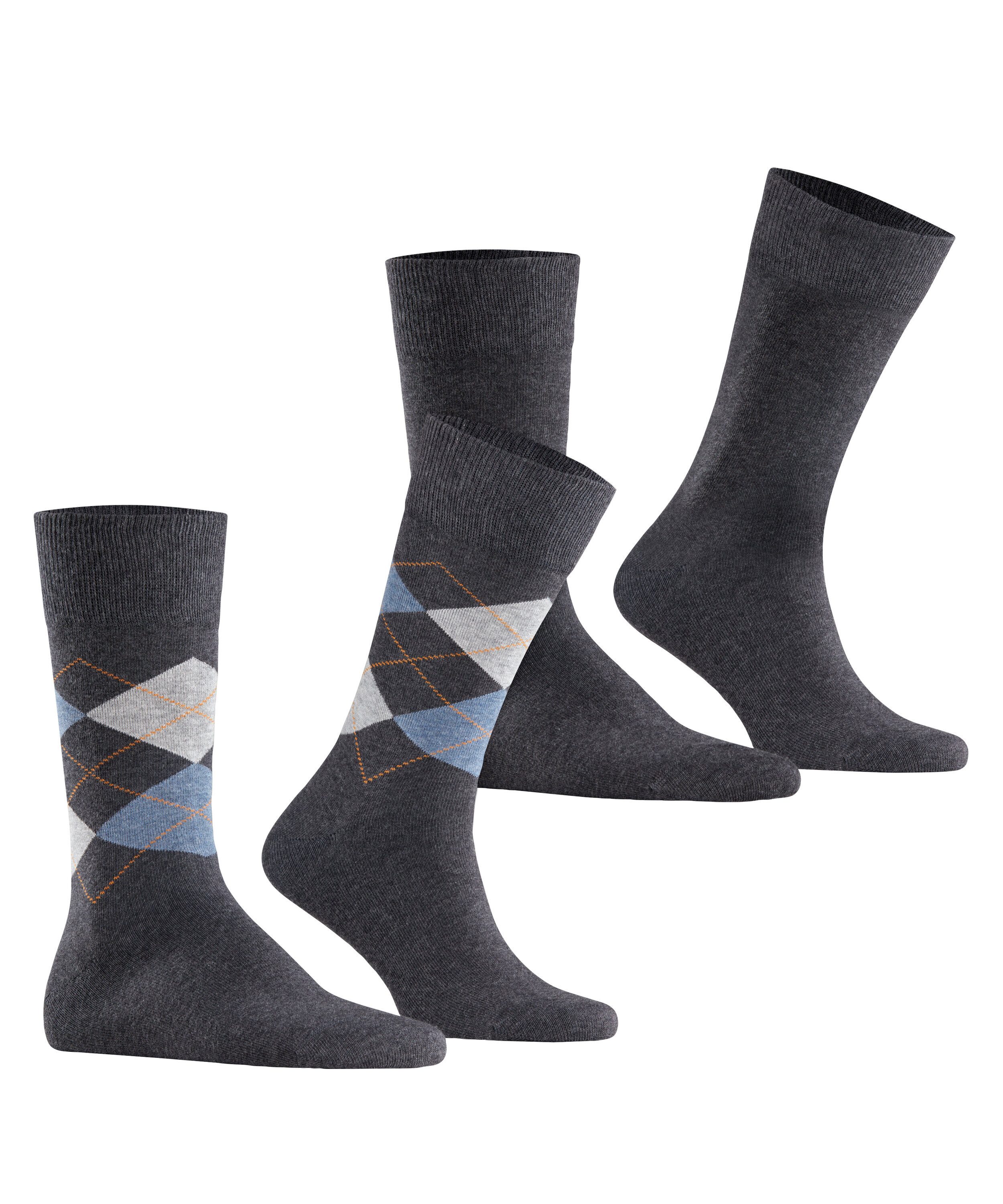Burlington Socken "Everyday Argyle Mix", (2 Paar, 2er Pack), aus weicher ge günstig online kaufen
