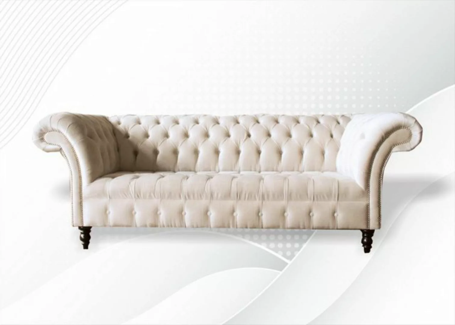 JVmoebel Sofa Chesterfield 3 Sitzer Neu Polster Sitz Couch Sofa Garnitur Bi günstig online kaufen