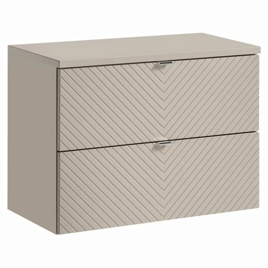 Lomadox Waschbeckenschrank VERACRUZ-56 Waschtischunterschrank, 80cm, gerill günstig online kaufen