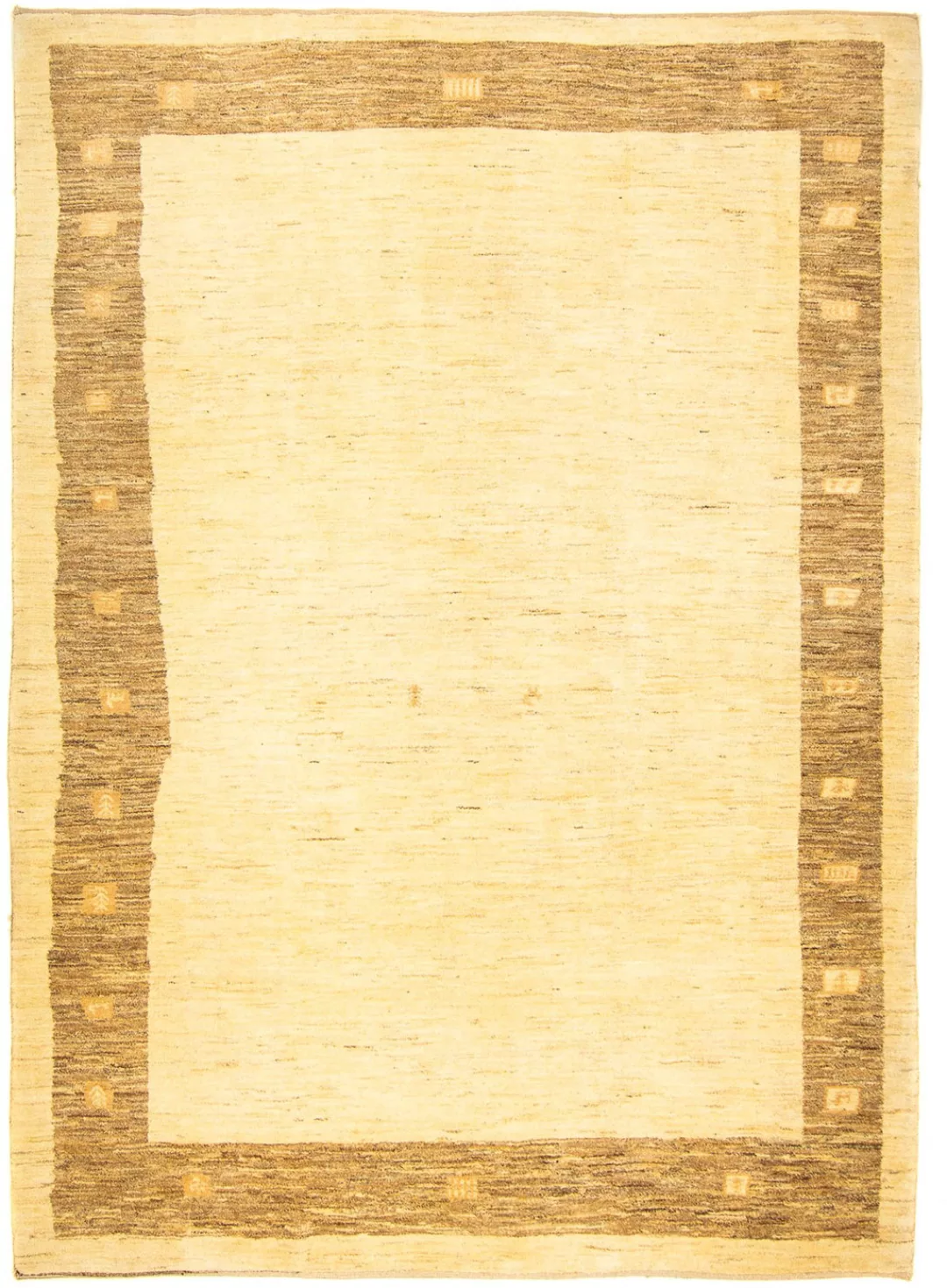morgenland Wollteppich »Gabbeh - Perser - 316 x 234 cm - beige«, rechteckig günstig online kaufen