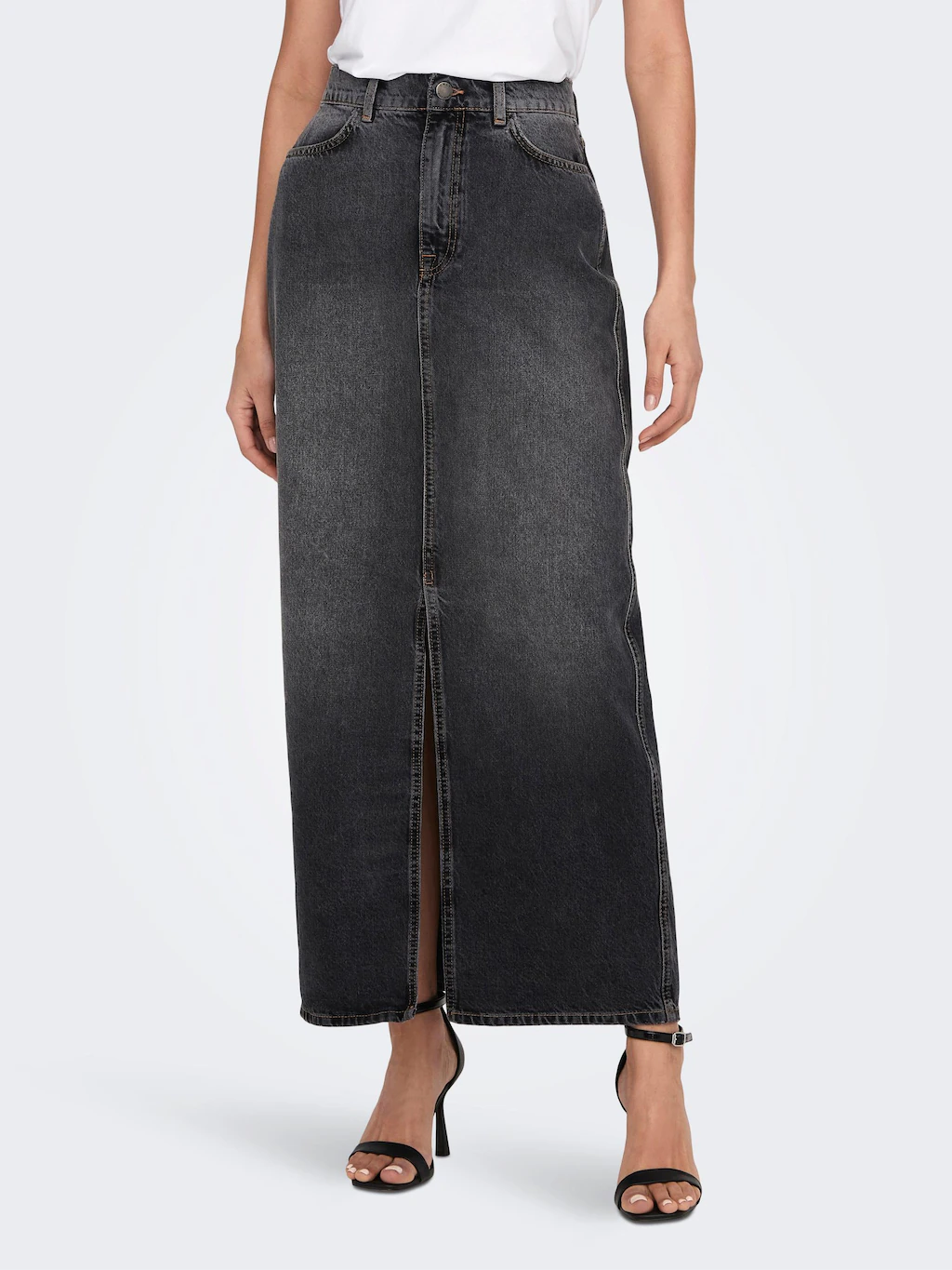 ONLY Jeansrock "ONLCILLA LONG SLIT SKIRT DNM NOOS" günstig online kaufen