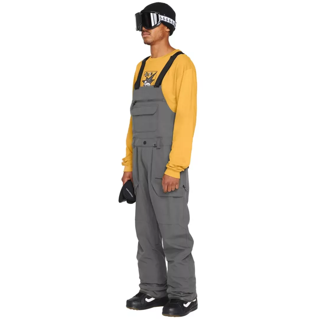 Volcom Roan Bib Pant Dark Grey günstig online kaufen