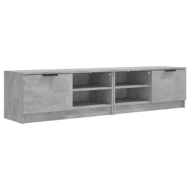 vidaXL TV-Schrank TV-Schränke 2 Stk Betonweiß 80x35x36,5 cm Spanplatte Lowb günstig online kaufen