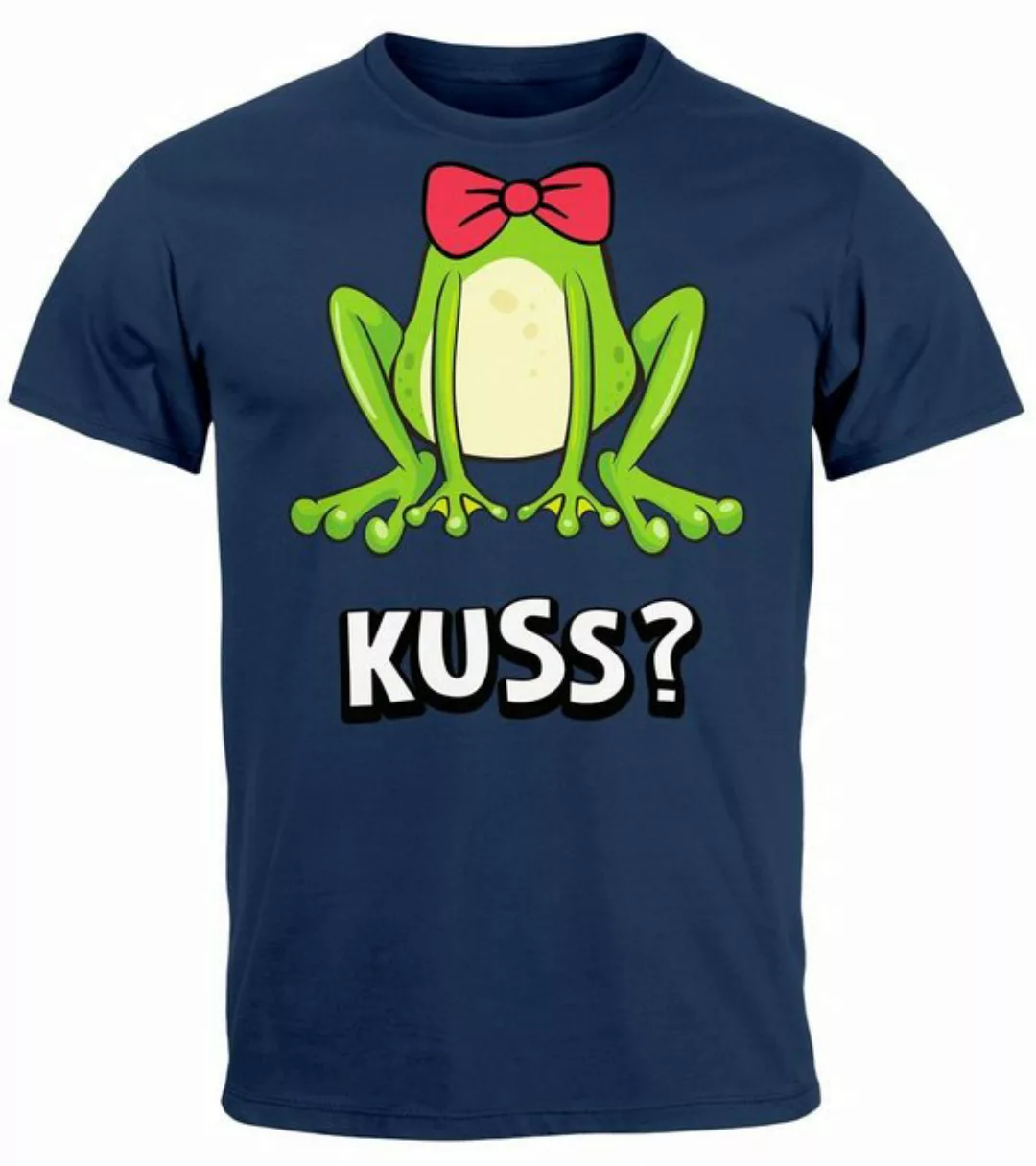 MoonWorks Print-Shirt Herren T-Shirt Fasching Karneval Frosch Prinz Kostüm- günstig online kaufen