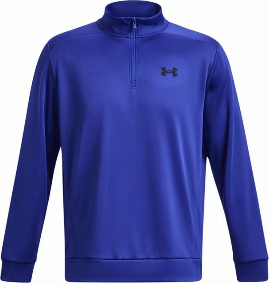 Under Armour® Sweater UA ARMOUR FLEECE 1/4 ZIP MIDNIGHT NAVY/WHITE-FLAT PEW günstig online kaufen