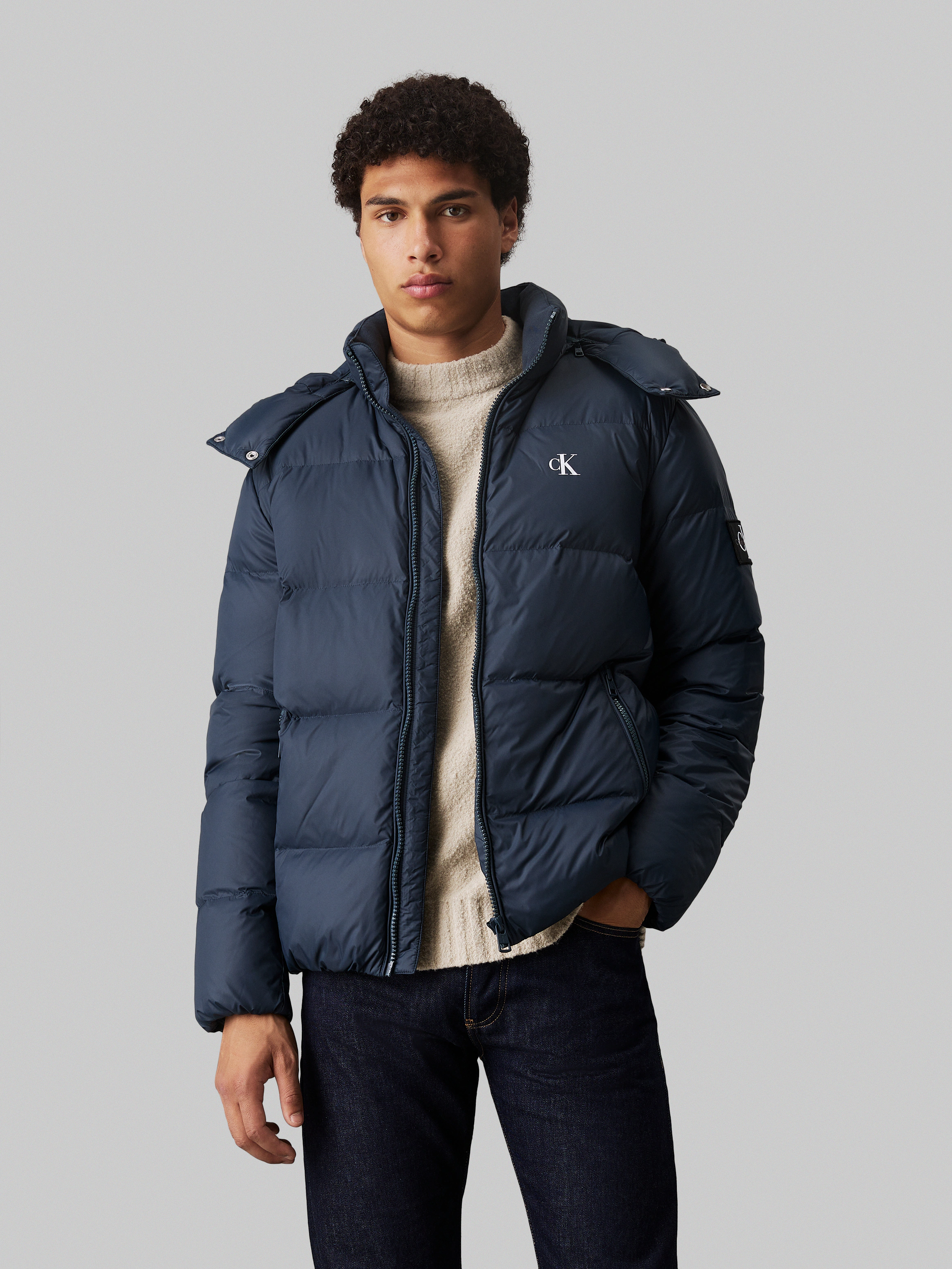 Calvin Klein Jeans Outdoorjacke ESSENTIALS DOWN JACKET mit Logoprägung günstig online kaufen