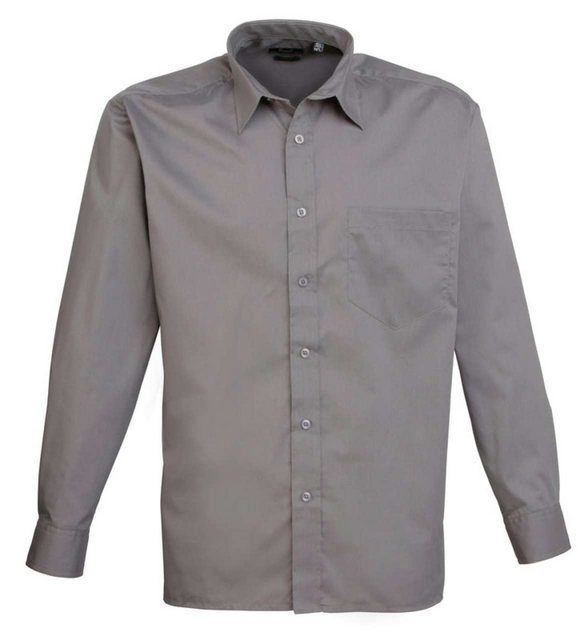 Premier Langarmhemd Premier Herren Hemd Shirt Body Fit Baumwolle Bügelleich günstig online kaufen