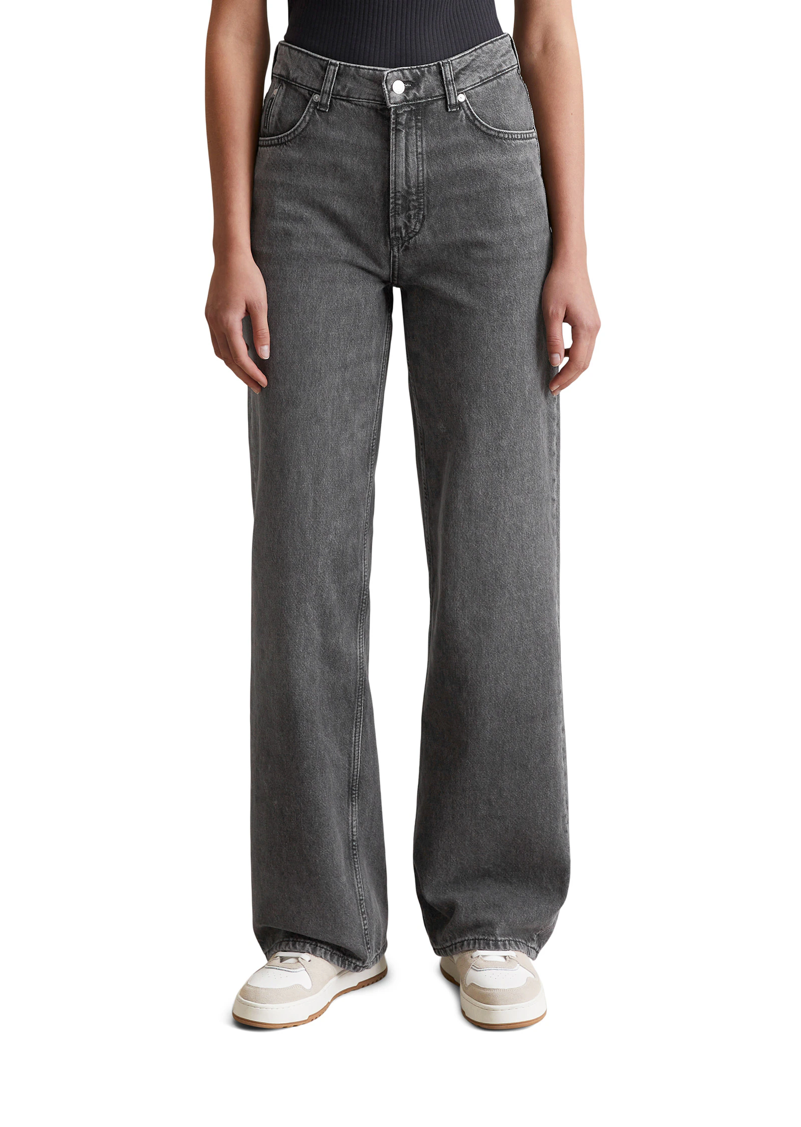 Marc OPolo DENIM Weite Jeans "aus Bio-Baumwolle ohne Stretch" günstig online kaufen