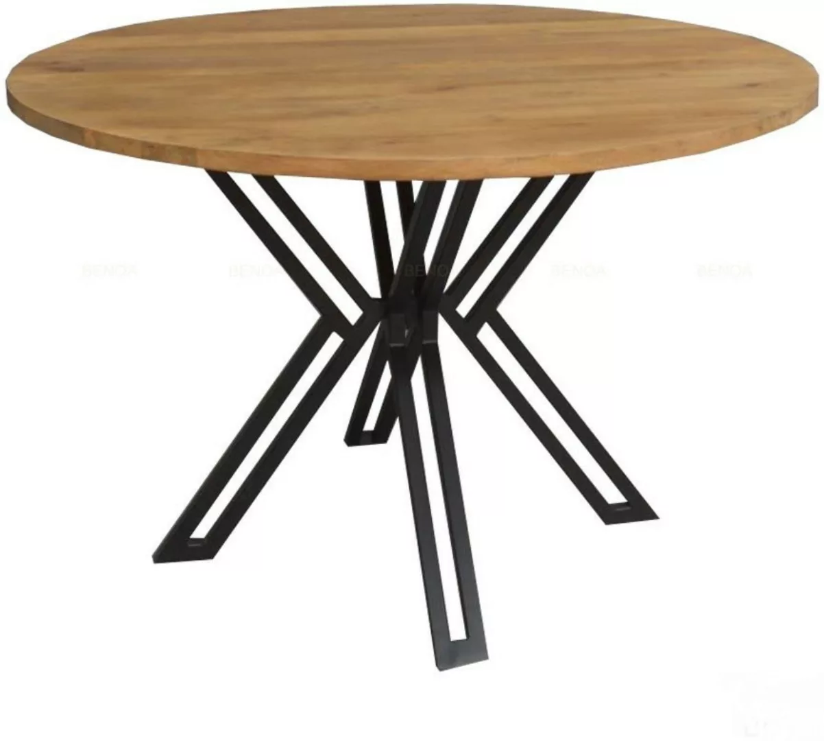 Esstisch Tisch Küchentisch Metall Massiv Mangoholz Industrial Loft günstig online kaufen