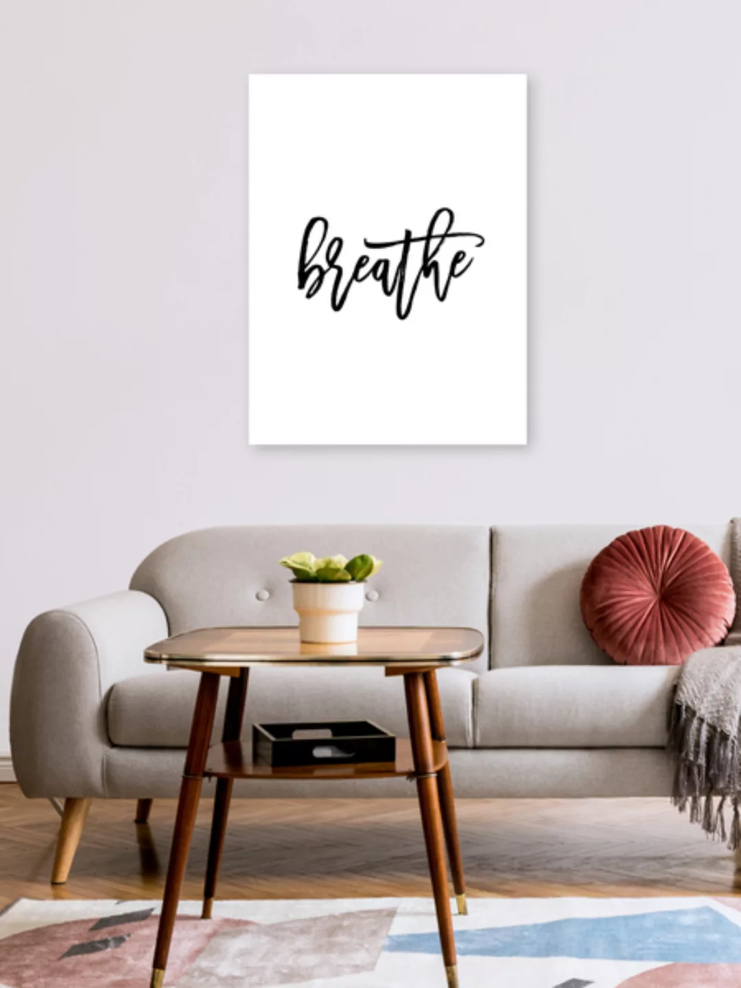 Poster / Leinwandbild - Breathe No2 günstig online kaufen