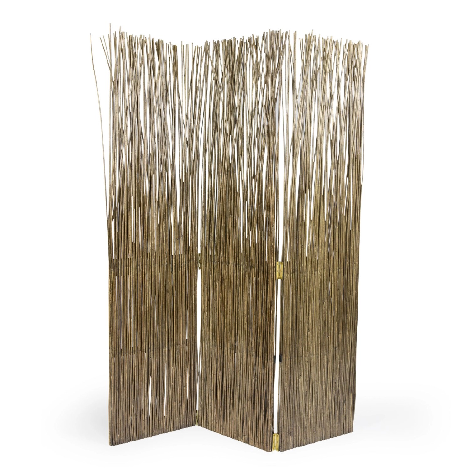 Homestyle4u 3-tlg. Paravent in Grau 120x170 cm 755 günstig online kaufen