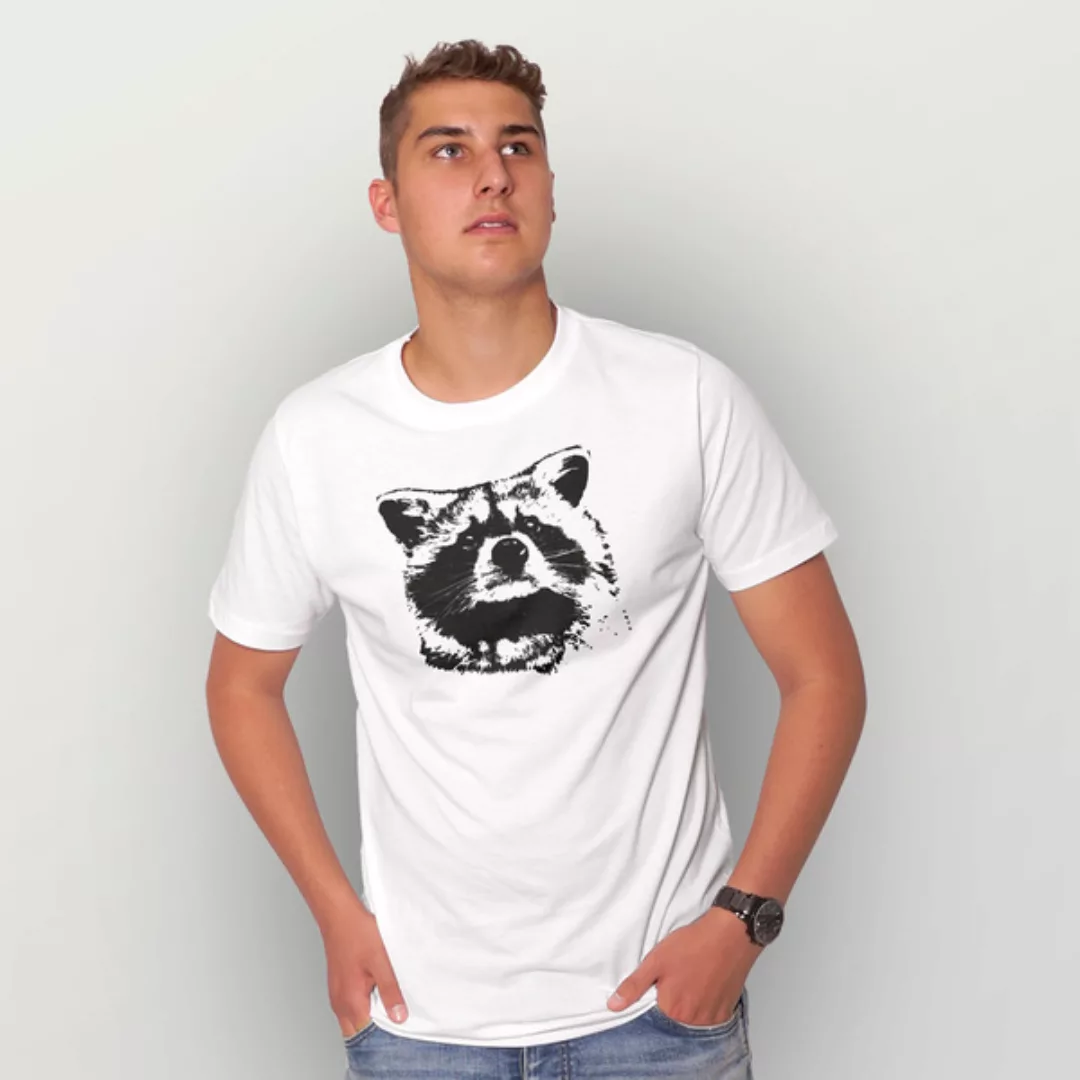 "Waschbär" Männer T-shirt Reine Biobaumwolle (Kba) günstig online kaufen