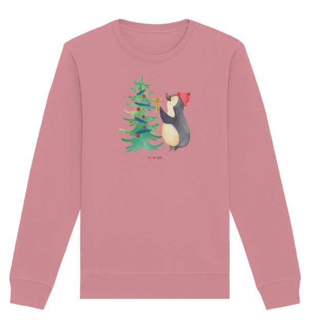 Mr. & Mrs. Panda Longpullover Größe XS Pinguin Weihnachtsbaum - Canyon Pink günstig online kaufen