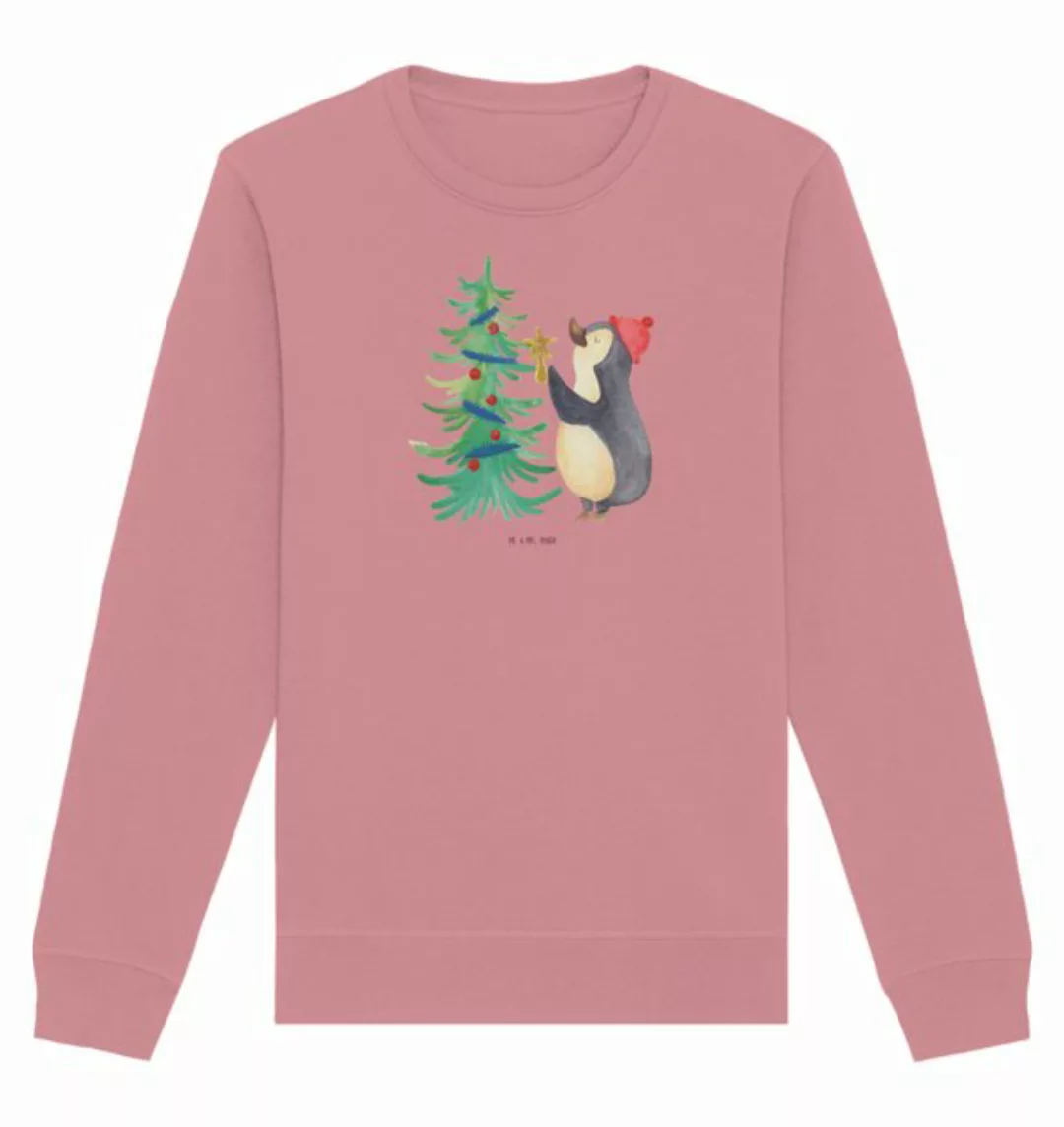 Mr. & Mrs. Panda Longpullover Größe S Pinguin Weihnachtsbaum - Canyon Pink günstig online kaufen