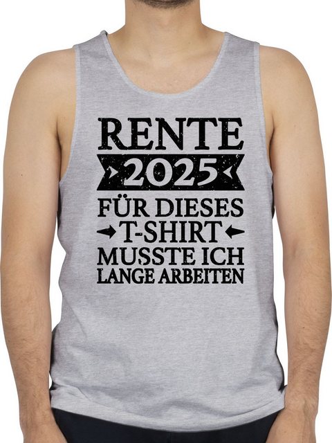 Shirtracer Tanktop Rente 2025 für dieses T-Shirt musste ich lange arbeiten günstig online kaufen