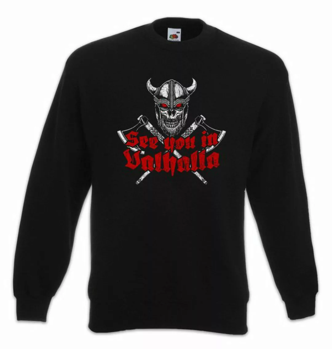 Urban Backwoods Sweatshirt See You In Valhalla Sweatshirt Walhalla Thor Odi günstig online kaufen