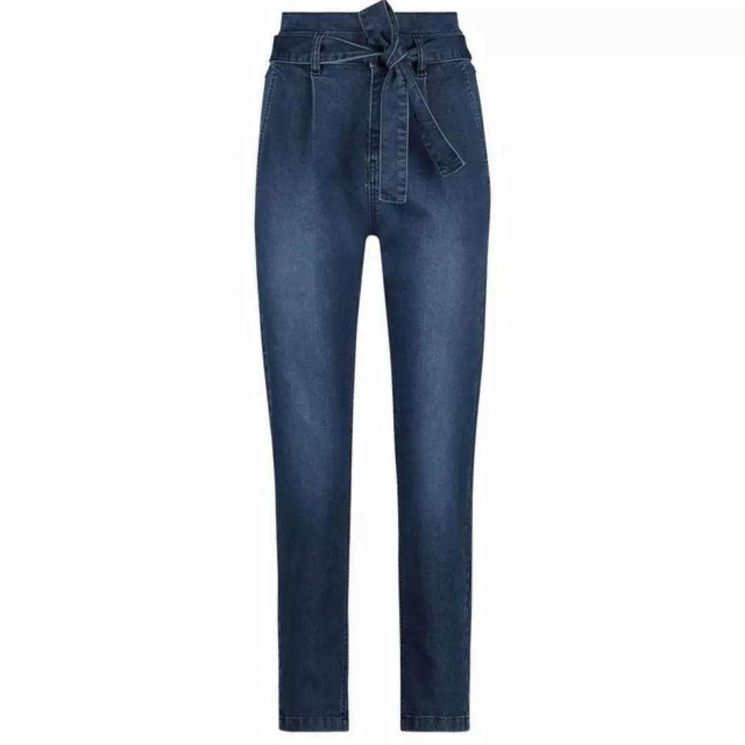 Nukus Paperbag-Hose Marlies Pants Stretch Jeans mit Bindeband aus Baumwolle günstig online kaufen