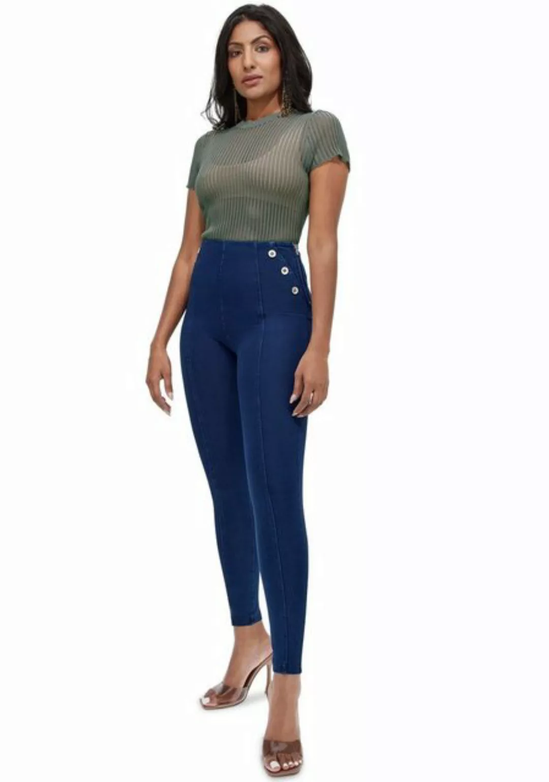 Freddy Skinny-fit-Jeans WRUP2 SUPERSKINNY mit seitlichem Reißverschluss und günstig online kaufen