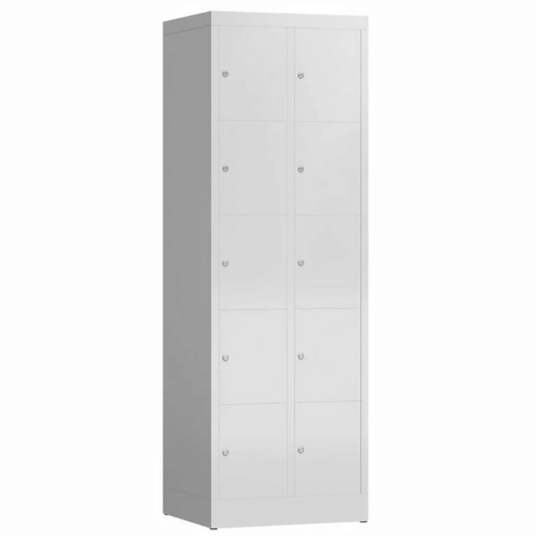 Steelboxx Fächerschrank ClassiX Schließfachschrank, 2 Abteile à 5 Fächer, 1 günstig online kaufen