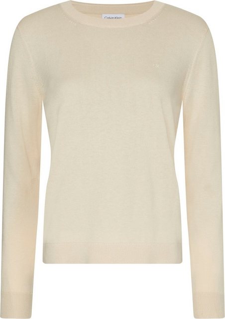 Calvin Klein Curve Rundhalspullover INCLUSIVE COTTON SILK SWEATER im Basic- günstig online kaufen