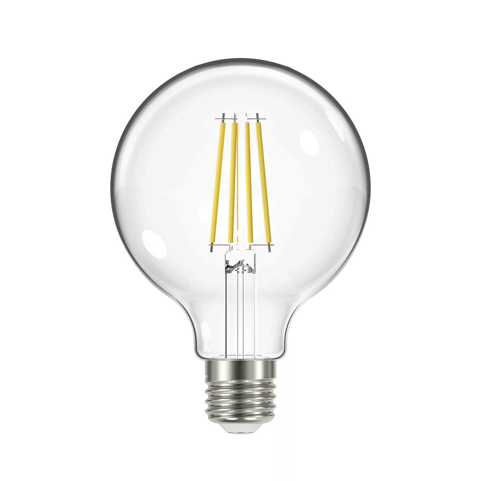 LED-Leuchtmittel Filament, E27, G95, 3,8W, 2700K, 806lm, 3er günstig online kaufen
