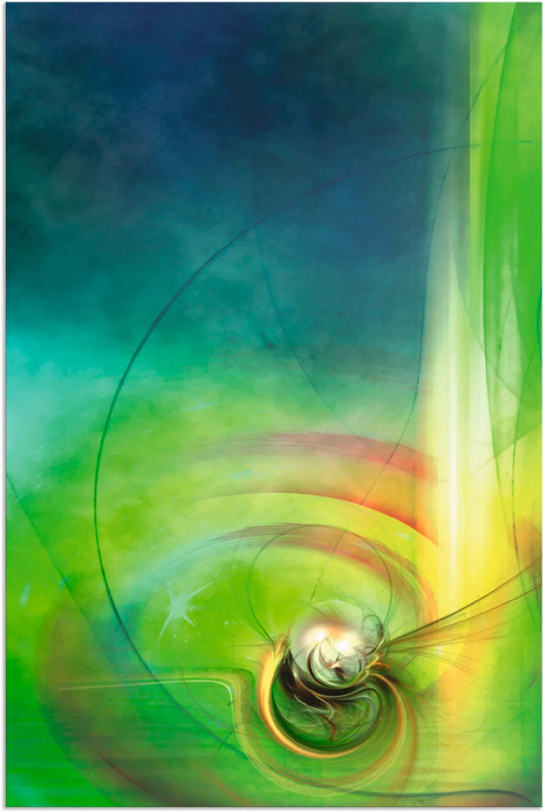 Artland Wandbild "Abstraktes Spiel CB", Muster, (1 St.), als Alubild, Outdo günstig online kaufen