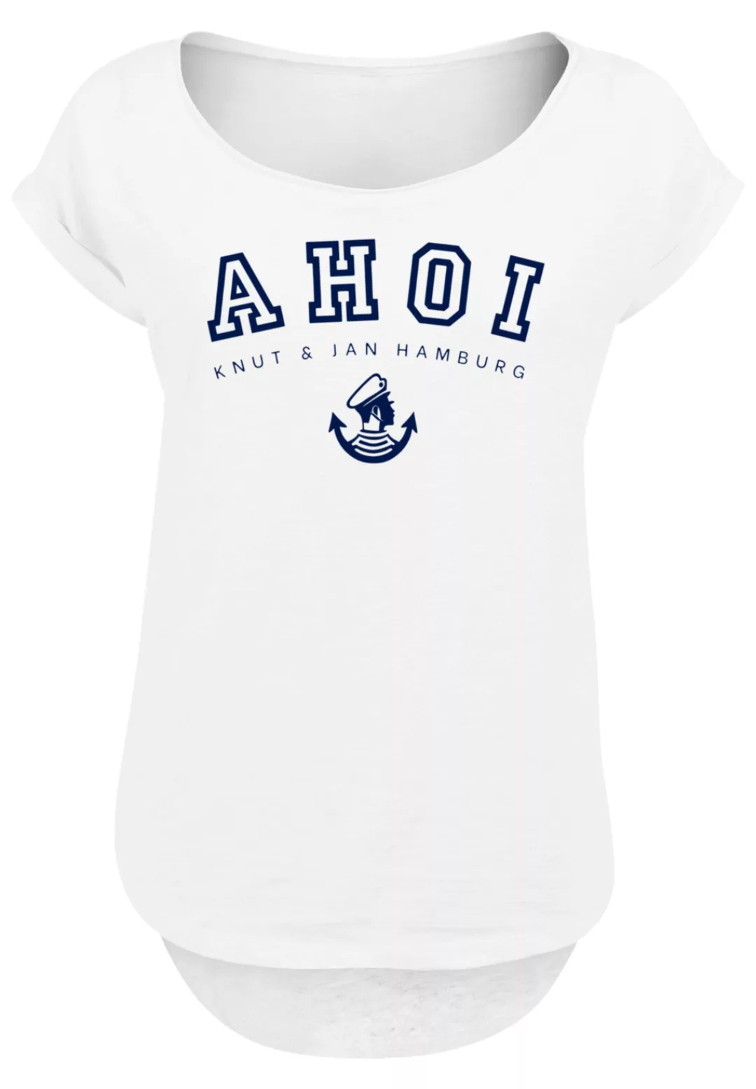 F4NT4STIC T-Shirt "PLUS SIZE Ahoi Knut & Jan Hamburg", Print günstig online kaufen