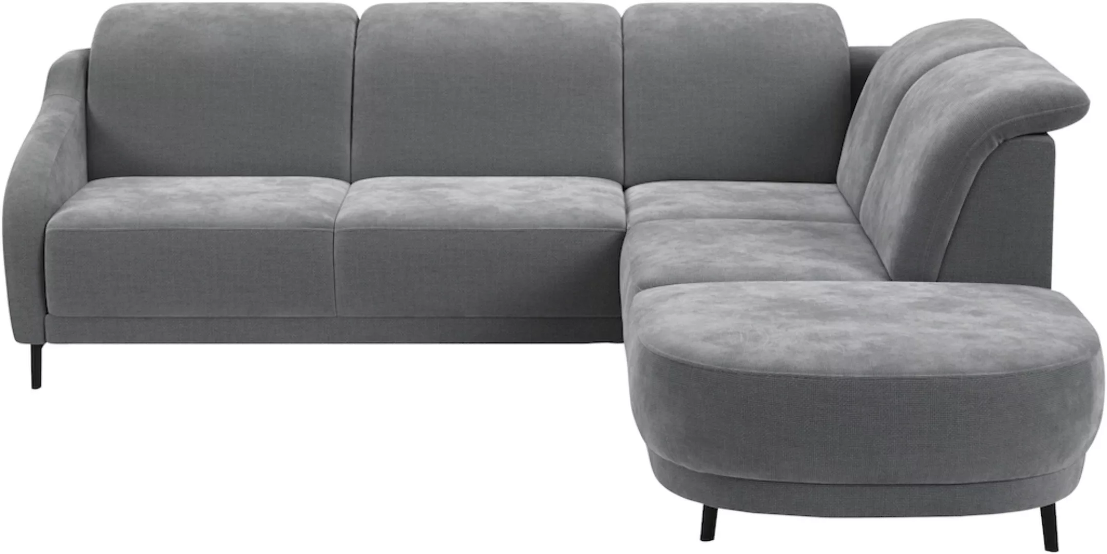 sit&more Ecksofa "Blues L-Form", wahlweise mit Klapptisch und USB günstig online kaufen