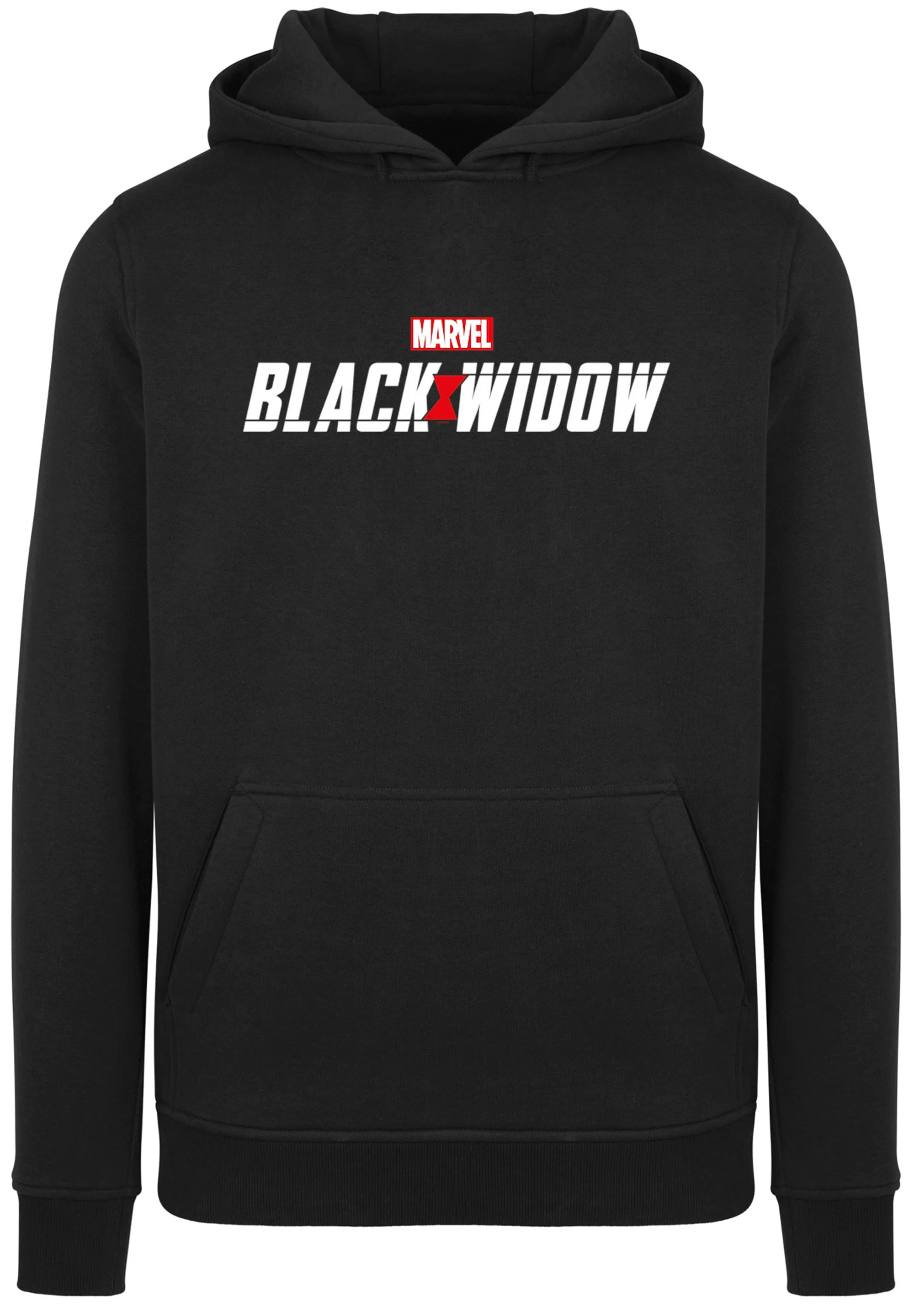 F4NT4STIC Rundhalspullover "F4NT4STIC Herren Marvel Black Widow Movie Logo günstig online kaufen