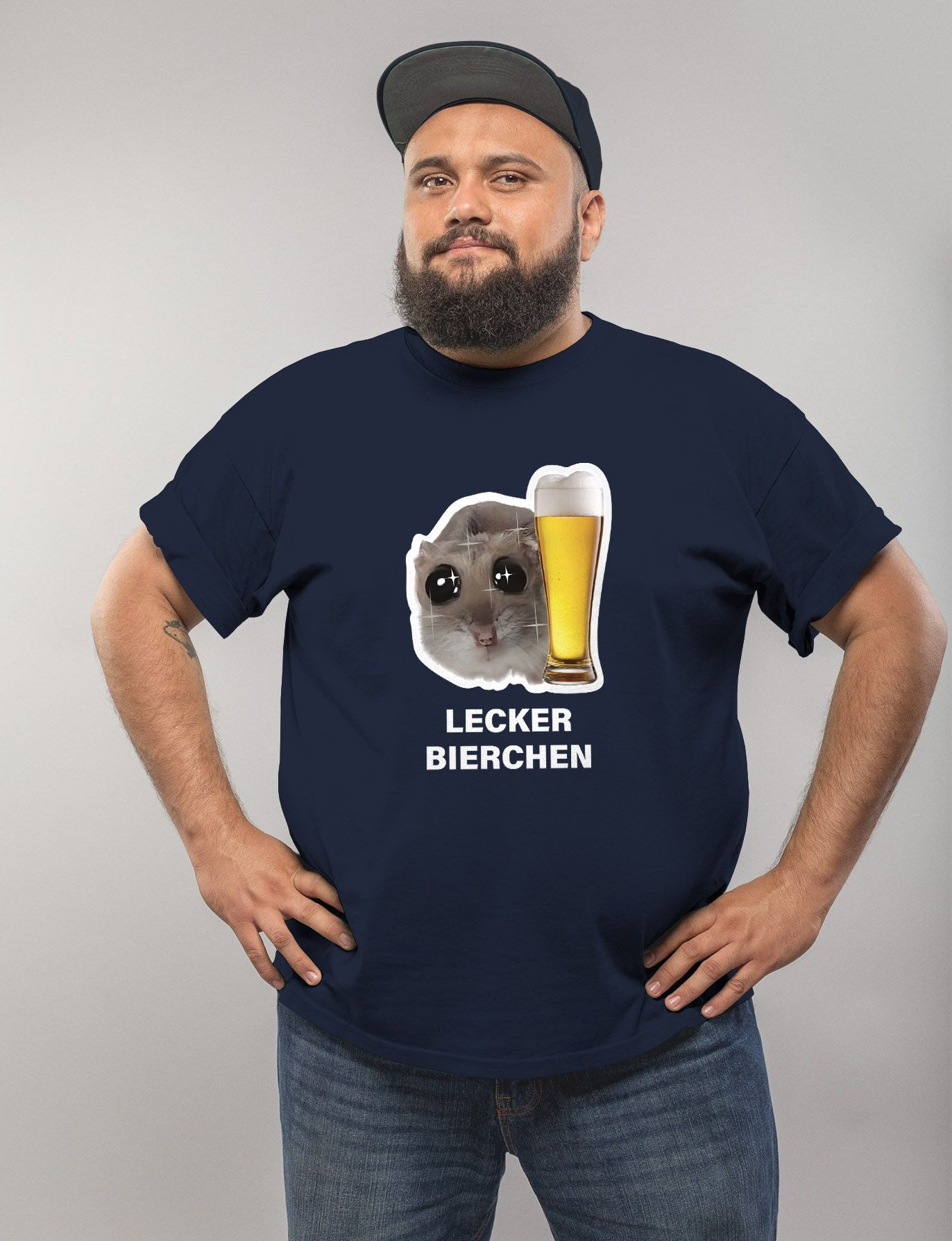 MoonWorks Print-Shirt Herren T-Shirt Lecker Bierchen günstig online kaufen
