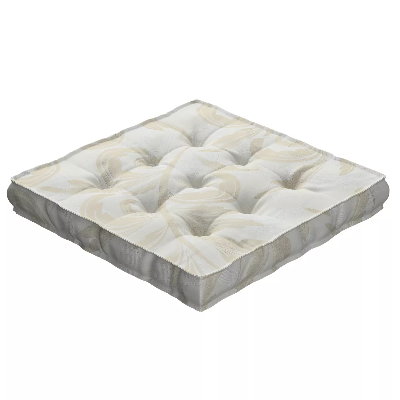 Sitzkissen Jacob mit Handgriff, grau-beige, 50 x 50 x 10 cm, Secret Garden günstig online kaufen