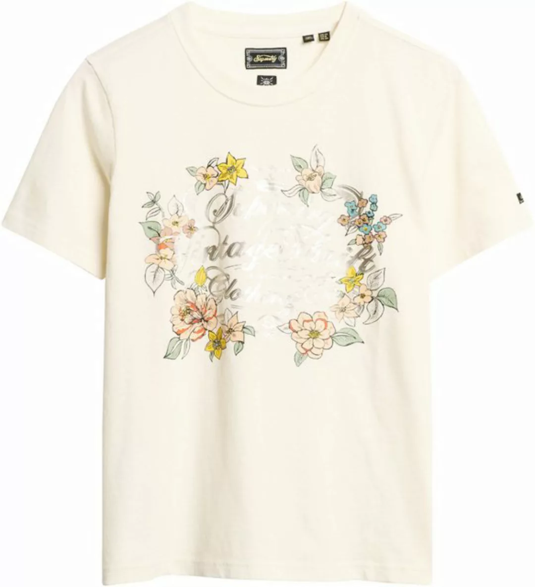 Superdry Print-Shirt FLORAL GRAPHIC RELAXED TSHIRT günstig online kaufen