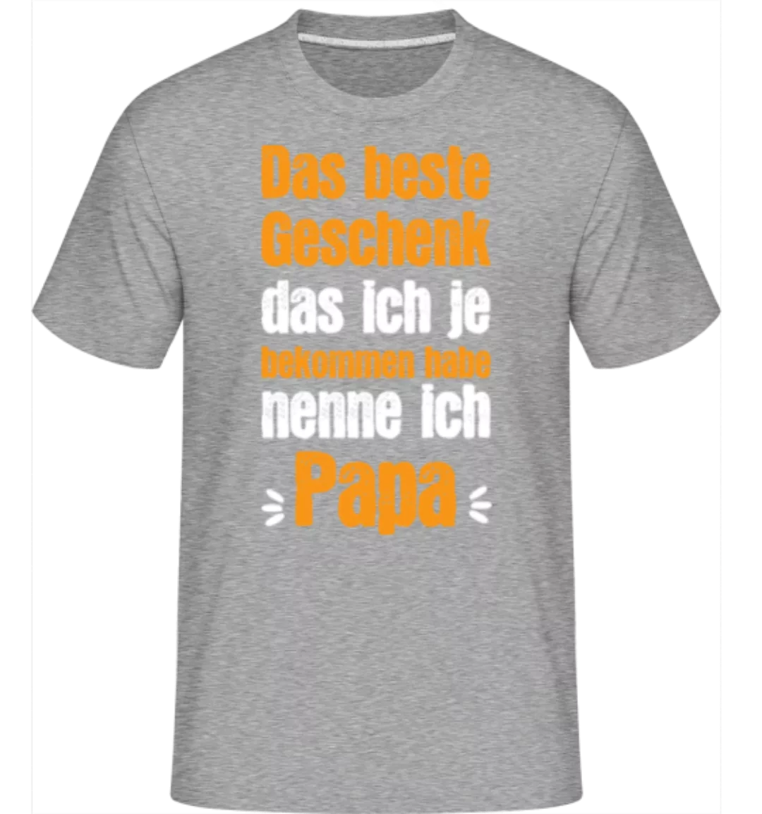 Papa Das Beste Geschenk · Shirtinator Männer T-Shirt günstig online kaufen