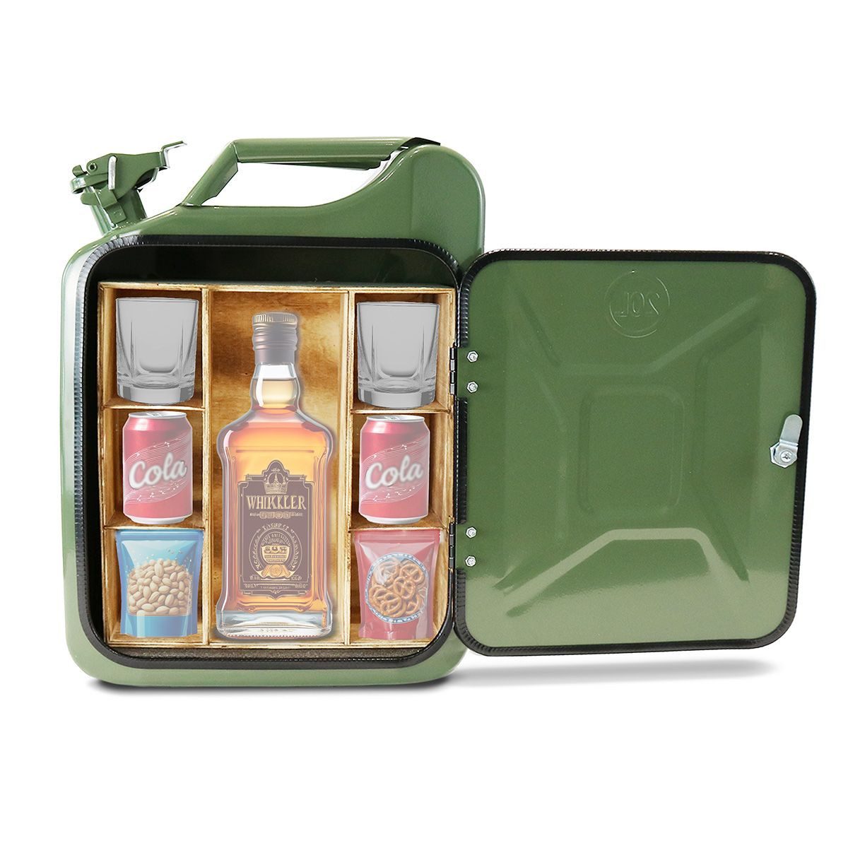 Divit Deko-Wandregal Minibar in Benzinkanister Design günstig online kaufen