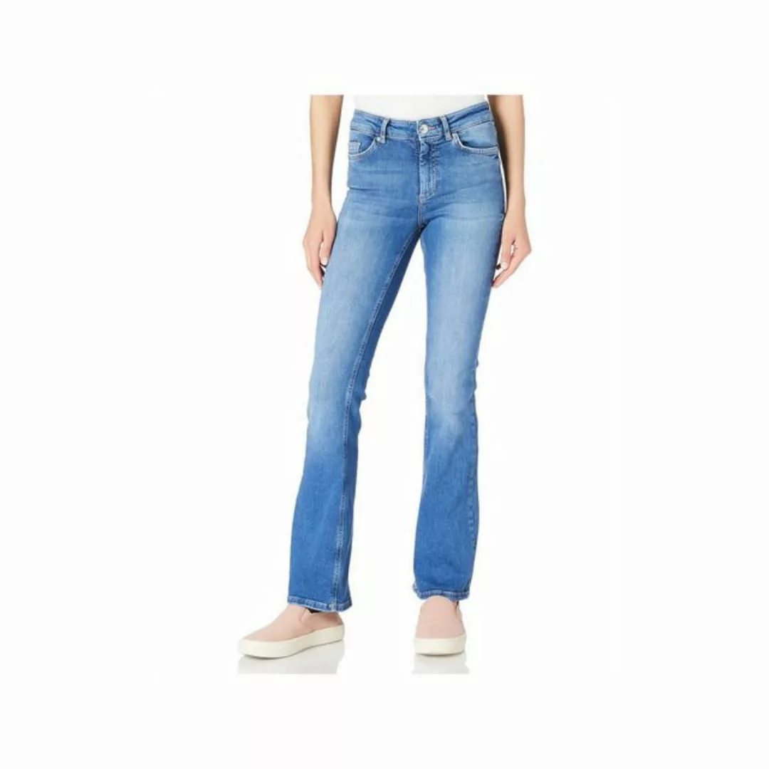 Only Damen Jeans ONLBLUSH MID FLARED REA1319 Blau - Medium Blue Denim günstig online kaufen