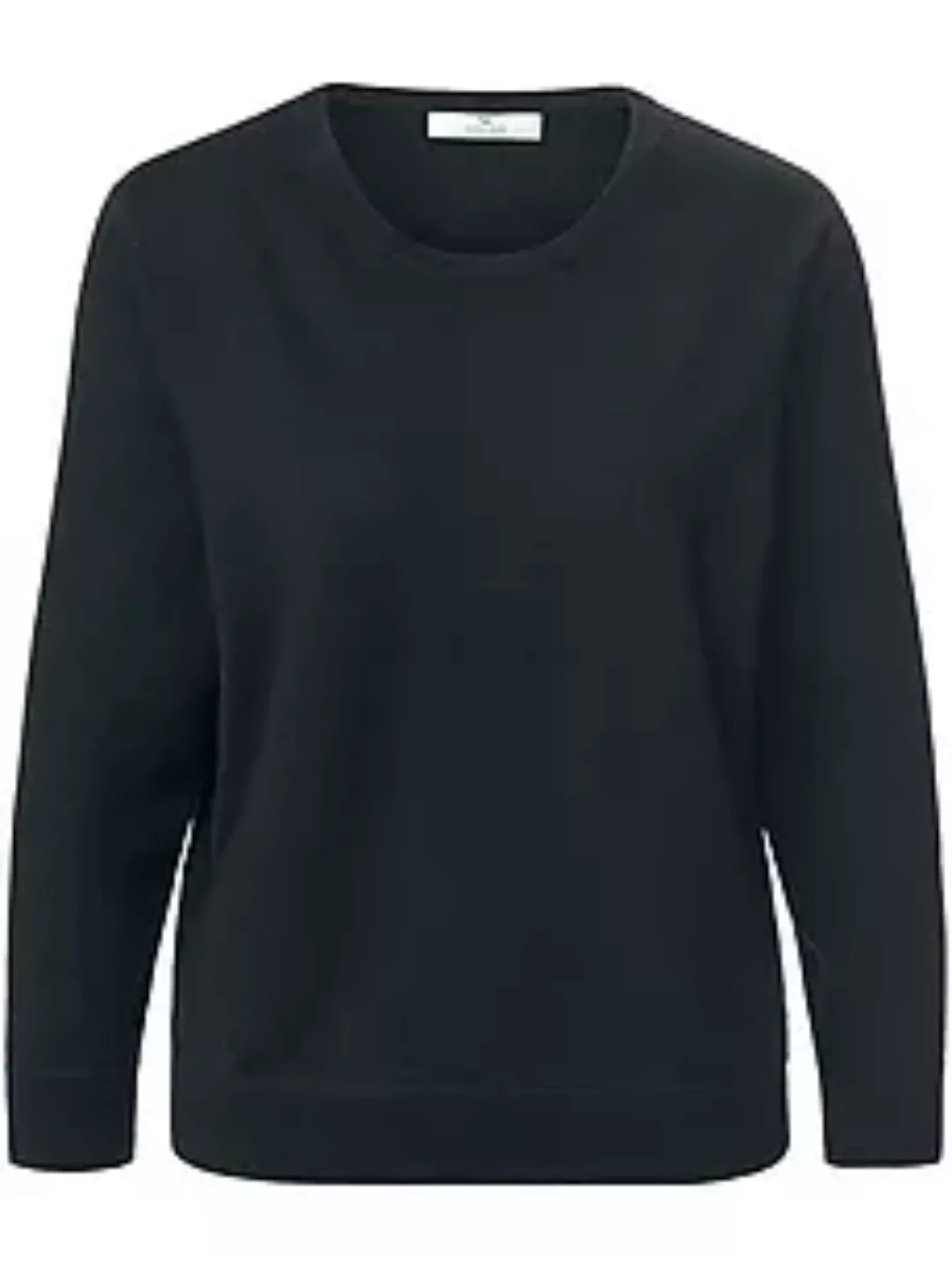 Rundhals-Pullover PETER HAHN PURE EDITION schwarz günstig online kaufen