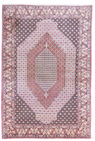 morgenland Wollteppich »Senneh Medaillon Rosso chiaro 300 x 200 cm«, rechte günstig online kaufen
