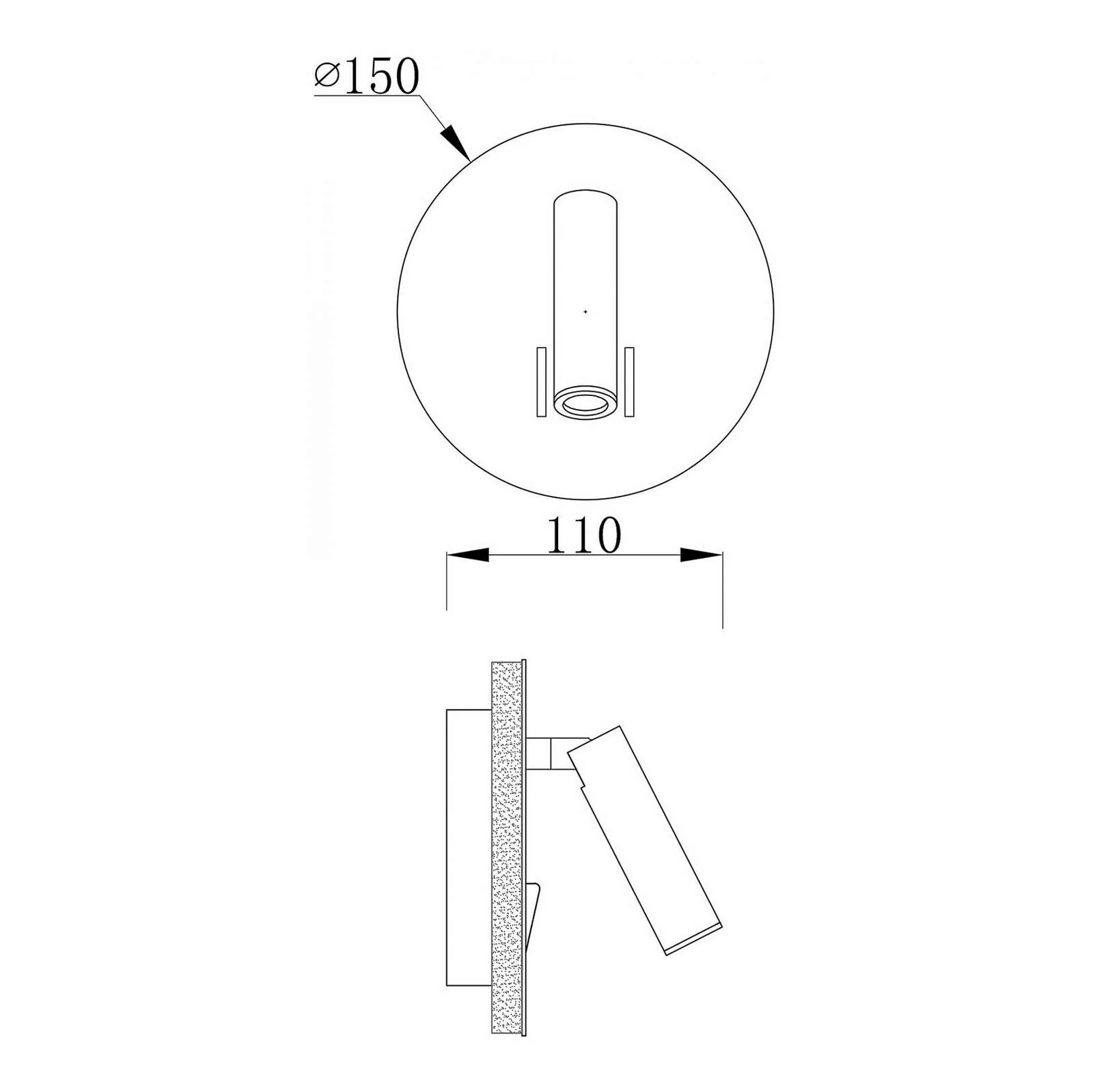 LED-Wandlampe Brahe IV, weiß günstig online kaufen