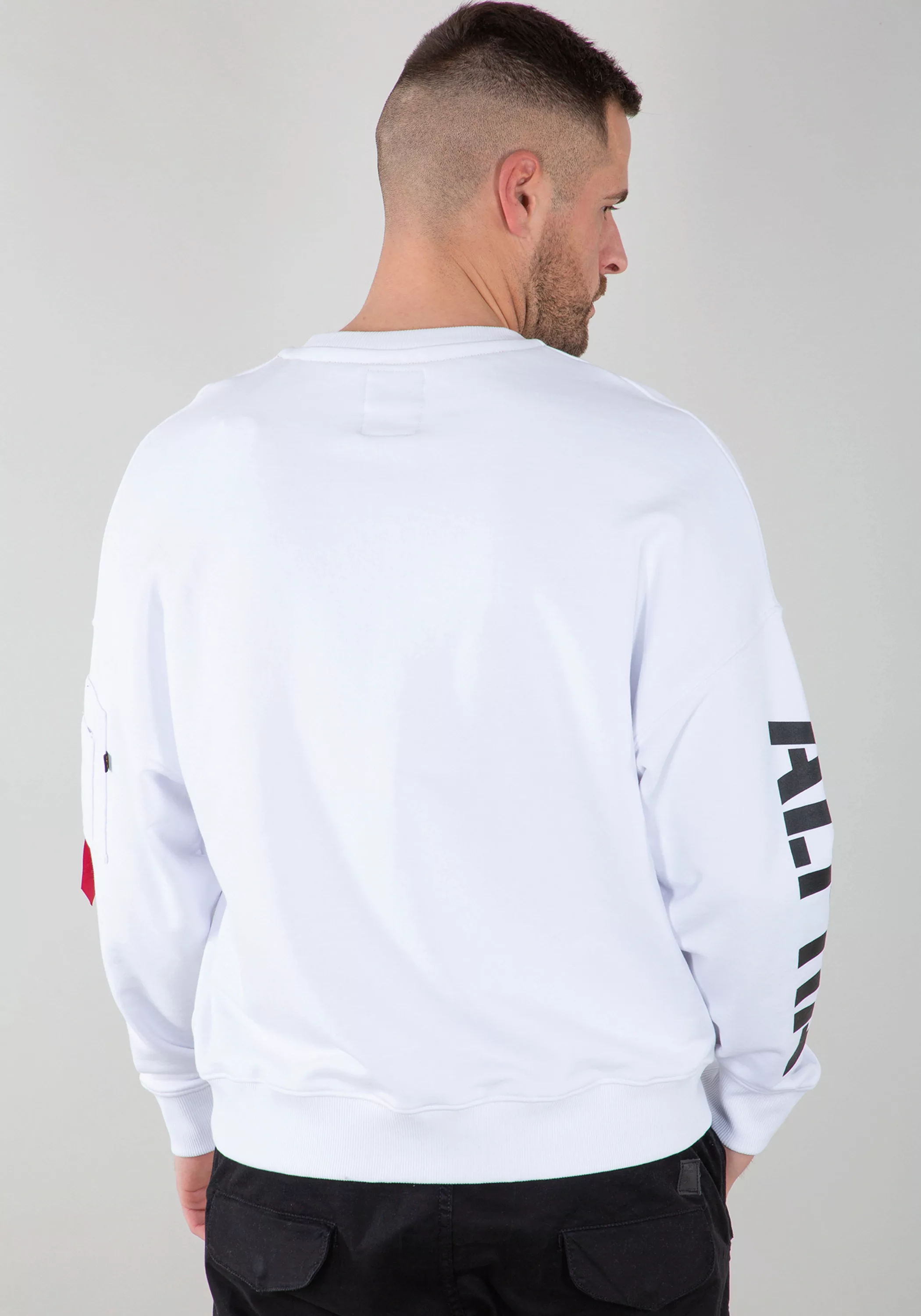 Alpha Industries Sweater "Alpha Industries Men - Sweatshirts Sleeve Print O günstig online kaufen