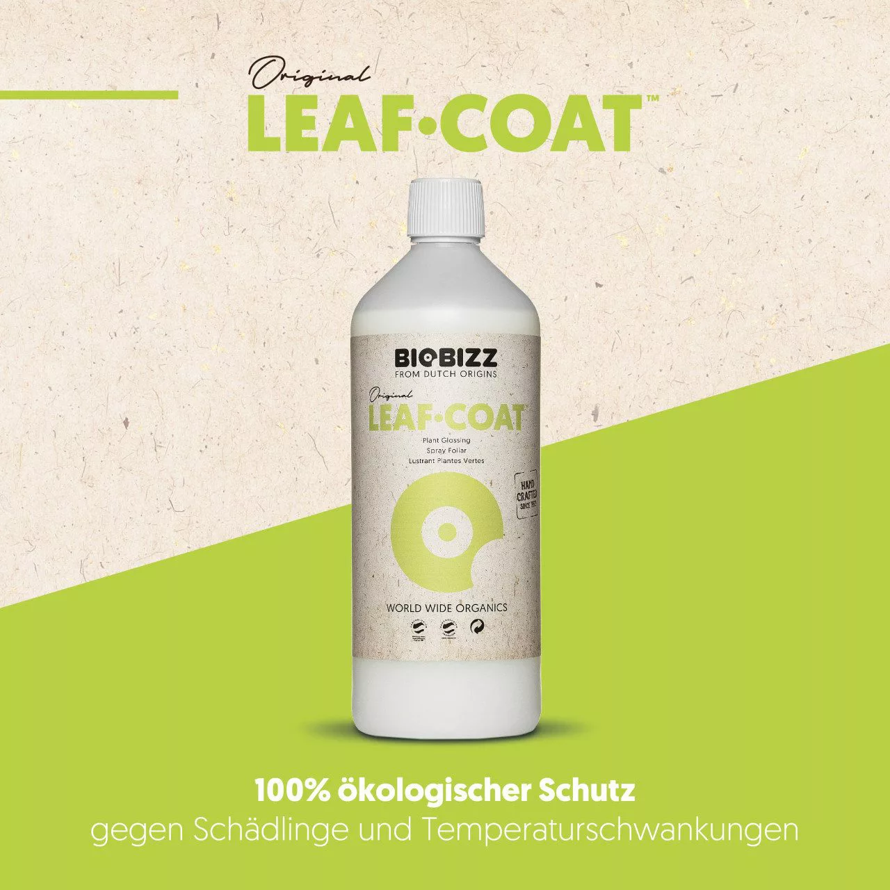 Biobizz Pflanzenstärkungsmittel BioBizz Grow Dünger Leaf-Coat günstig online kaufen