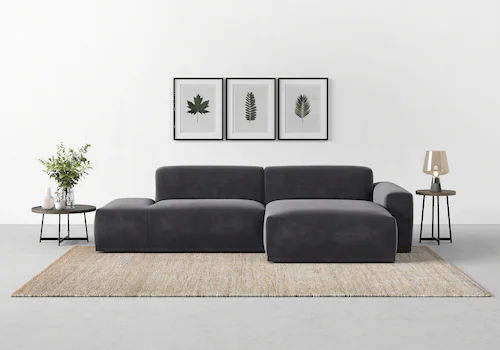 TRENDMANUFAKTUR Ecksofa Braga, mit hochwertigem Kaltschaum, L-Form, in Cord günstig online kaufen