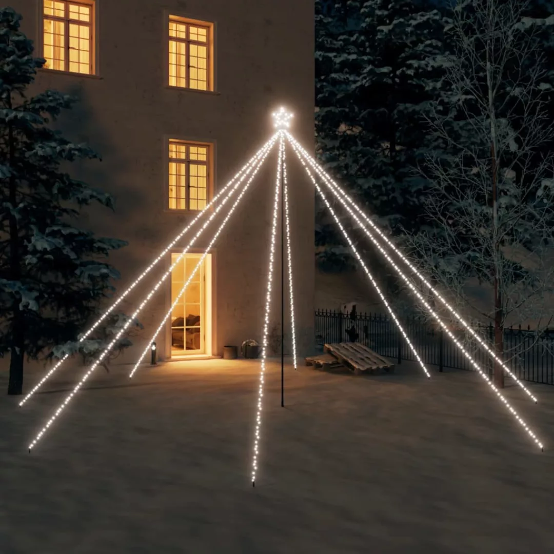 Weihnachtsbaum-lichterkette Indoor Outdoor 800 Leds Kaltweiß 5m günstig online kaufen