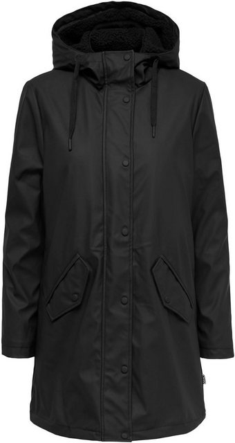 ONLY Funktionsmantel ONLSALLY RAINCOAT OTW NOOS mit Kapuze und Teddyplüschf günstig online kaufen