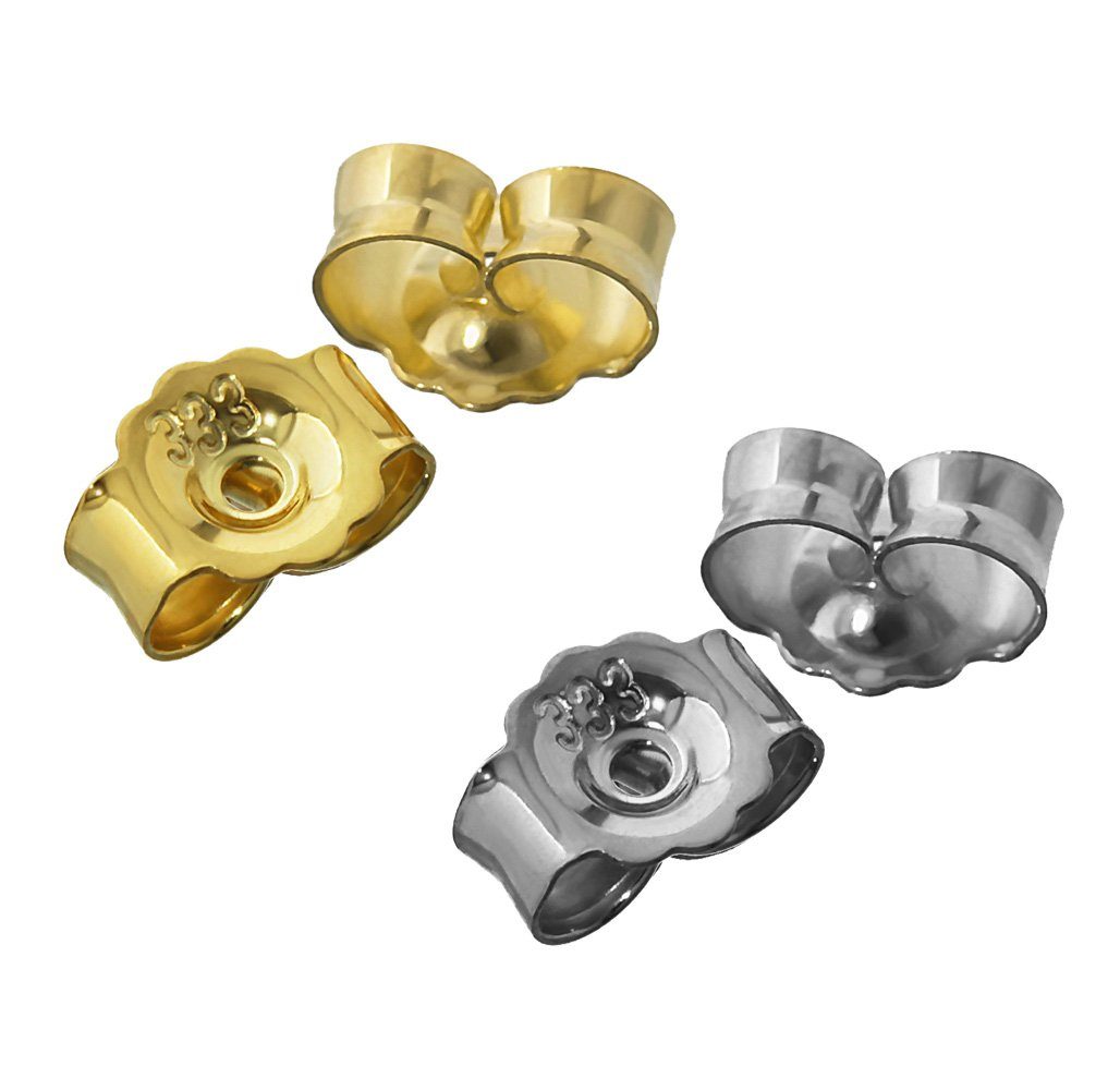 NKlaus Ohrstecker-Verschluss 1paar 333 Weißgold Gegenstecker günstig online kaufen