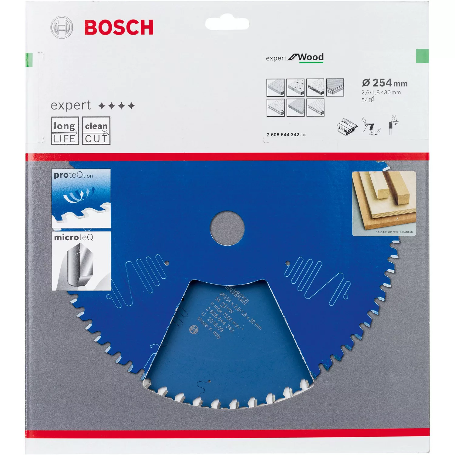 Bosch Kreissägeblatt 254 mm x 30 mm x 1,8 mm günstig online kaufen