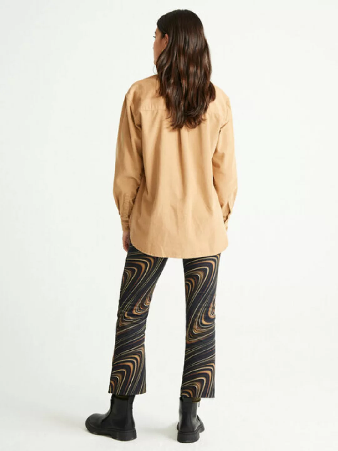 Charlotte Overshirt Camel günstig online kaufen