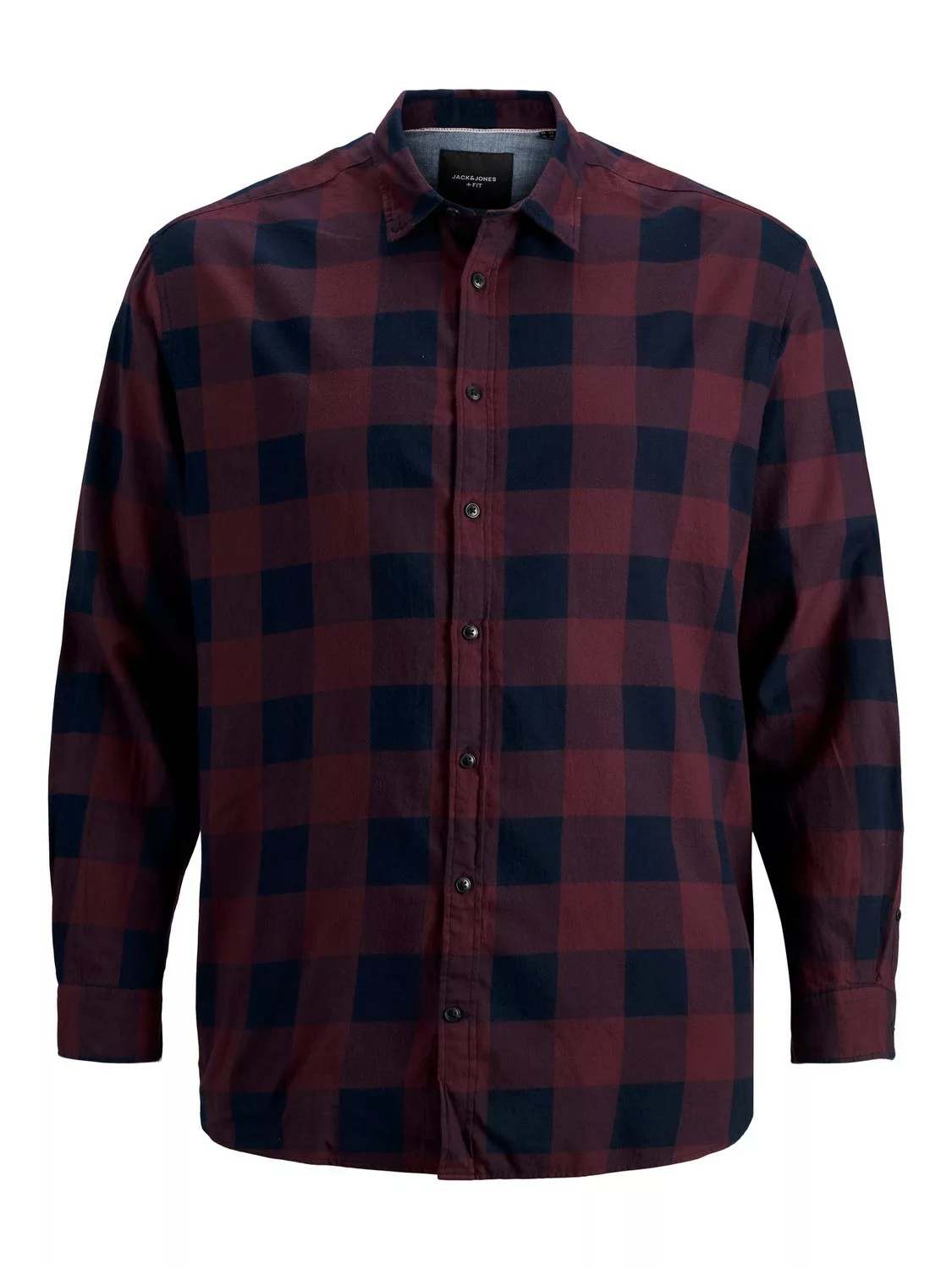 Jack & Jones Herren Freizeit Hemd JJEGINGHAM Comfort Fit Plussize günstig online kaufen