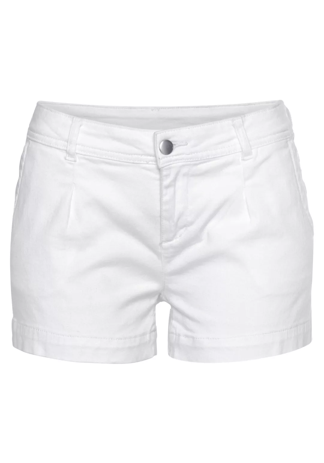 LASCANA Shorts, aus Baumwollstretch mit Taschen, kurze Hose, Freizeitlook günstig online kaufen